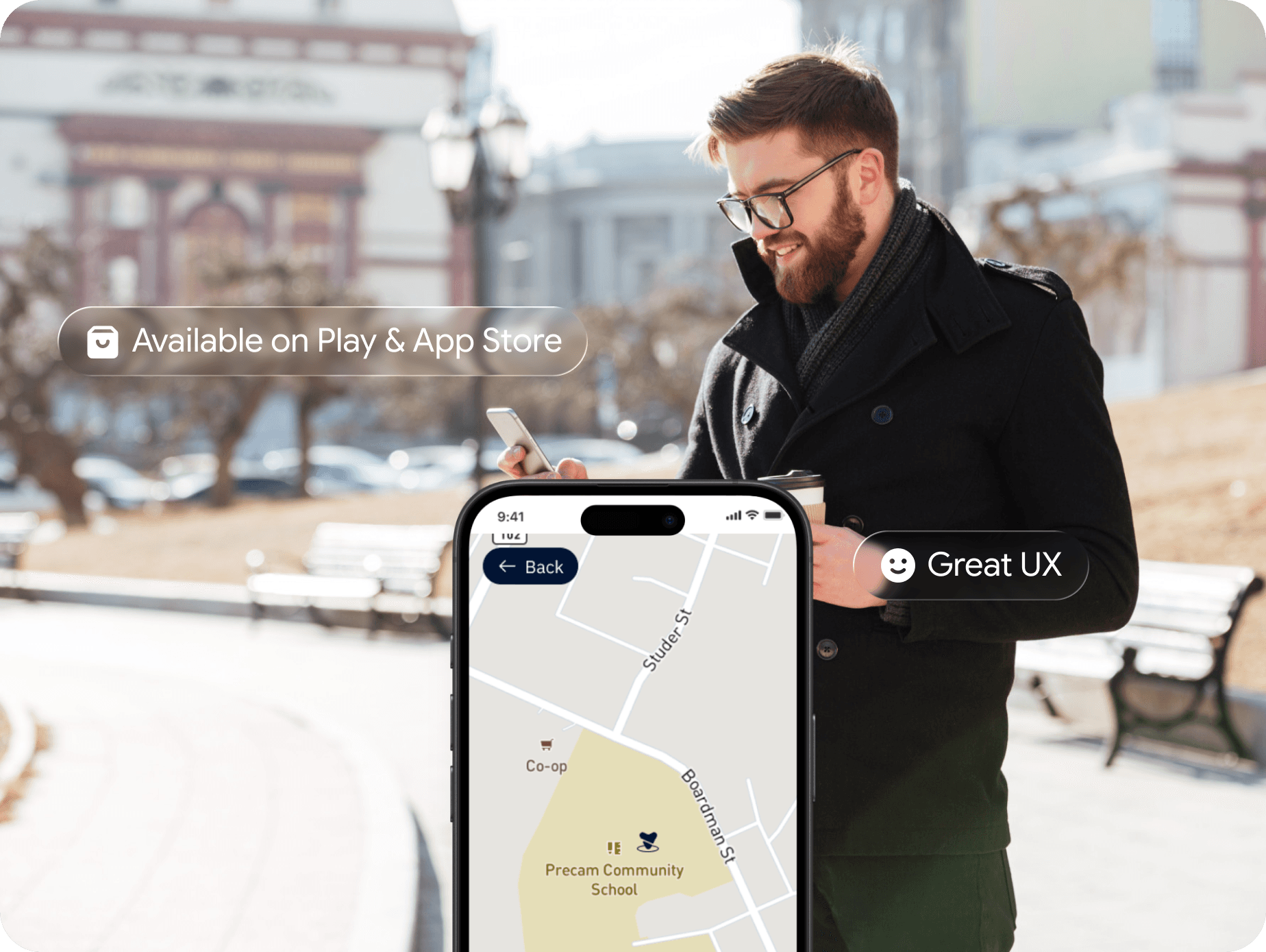 Available on the go